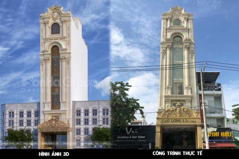 Thiết kế cải tạo khách sạn tân cổ điển 3 sao tại Sài Gòn – SH KS 0087 1