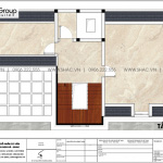 19 Mặt bằng tầng tum nhà ống bán biệt thự tại quảng ninh sh nop 0211