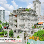 3 Ảnh thực tế biệt thự tân cổ điển 2 mặt tiền tại sài gòn sh btp 0081