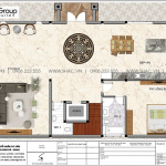 5 Mặt bằng tầng 1 biệt thự tân cổ điển đẹp tại đà nẵng sh btp 0158