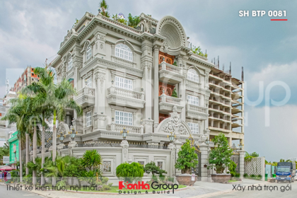 BÌA Biệt thự tân cổ điển 4 tầng hàng chục tỷ tại Sài Gòn SH BTP 0081