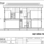 10 Mặt đứng biêt thự hiện đại tại Ninh Bình sh btd 0081