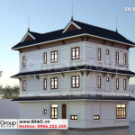 3.Kiến trúc biệt thự hiện đại với 3 tầng tại hải phòng sh btd 0080.