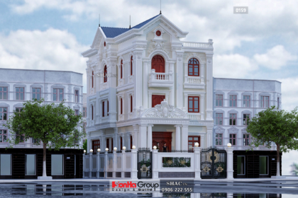 Biệt thự 3 tầng 8x16m tân cổ điển