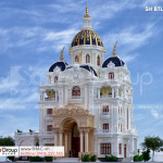 1 Thiết kế biệt thự tân lâu đài đẹp tại hải dương sh btld 0047