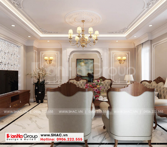 1 Thiết kế nội thất phòng khách tại Hoàng Huy Mall Hải Phòng sh hhm 001