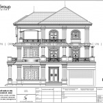 10 Thiết kế mặt cắt biệt thự tân cổ điển tại quảng ninh sh btp 0160