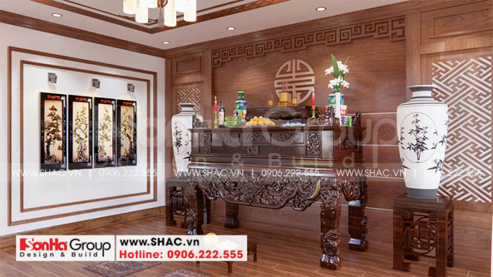 12 Thiết kế nội thất phòng thờ đẹp tại Hoàng Huy Mall Hải Phòng sh hhm 001