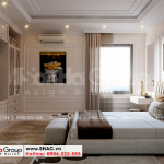 16 Trang trí nội thất phòng ngủ 3 sang trọng tại dự án Hoàng Huy Mall Hải Phòng sh hhm 001