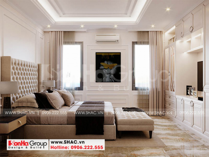 18 Trang trí nội thất phòng ngủ 2 đẹp tại dự án Hoàng Huy sh hhm 001