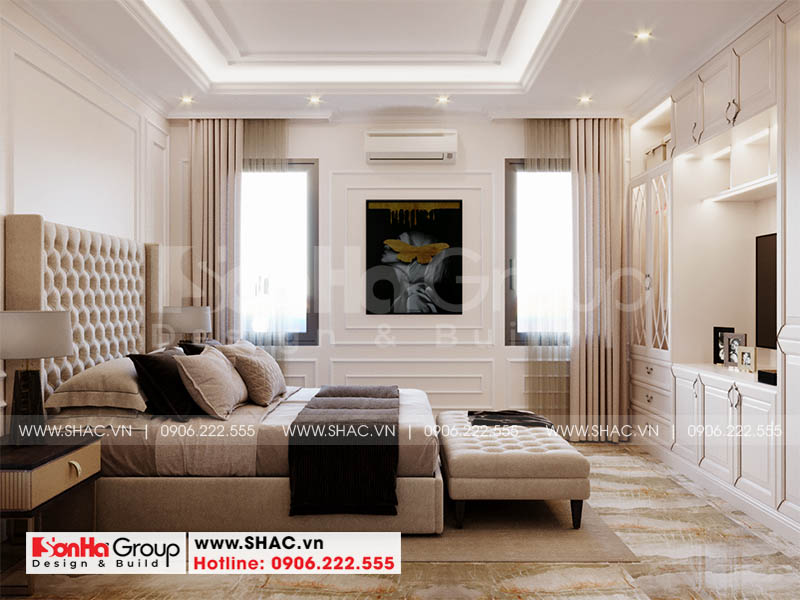 Thiết kế thi công nội thất phòng ngủ cần đảm bảo những tiêu chí nhất định 