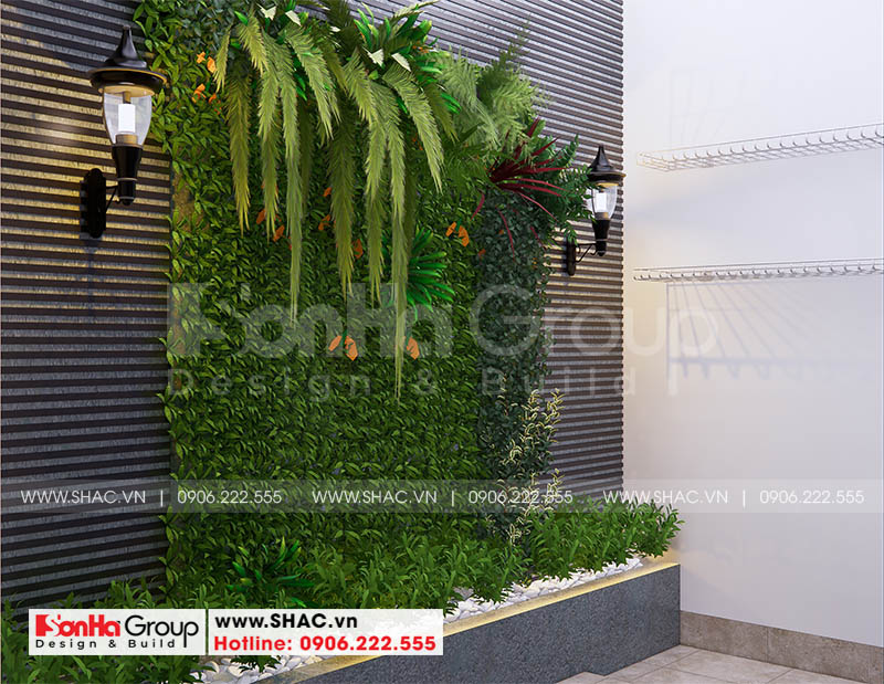 Góc thiên nhiên như thổi hồn cho không gian ngôi nhà phố 4 tầng 