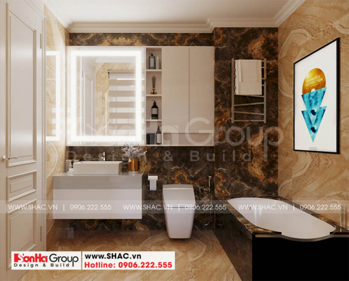 28 Bố trí nội thất phòng tắm wc 2 tại Huy Mall Hải Phòng sh hhm 001