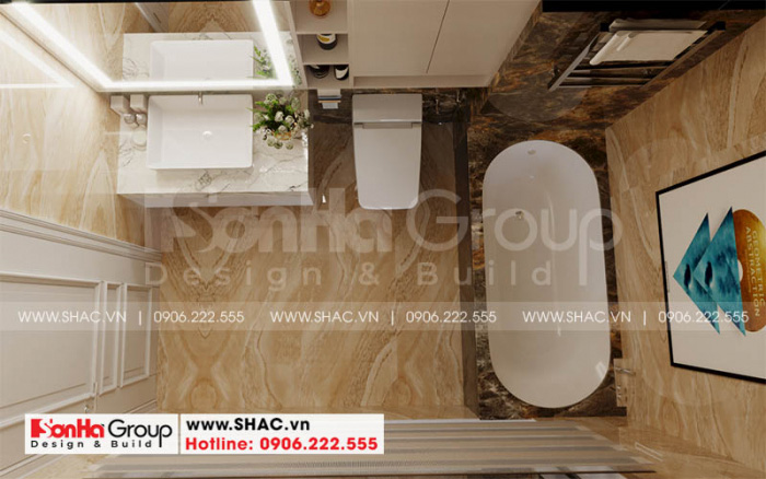 29 Bố trí nội thất phòng tắm wc 2 đẳng cấp tại dự án Hoàng Huy sh hhm 001