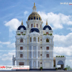 3 Mẫu biệt thự lâu đài mặt tiền 29,7m tại hải dương sh btld 0047