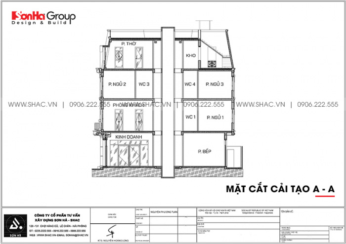 36 Mặt cắt trục C C tại Hoàng Huy Mall hải phòng sh hhm 001