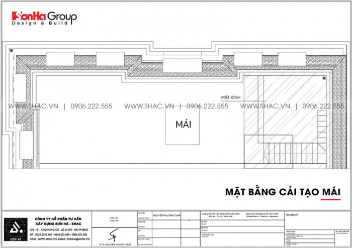 38 Mặt bằng cải tạo mái tại Hoàng Huy Mall hải phòng sh hhm 001