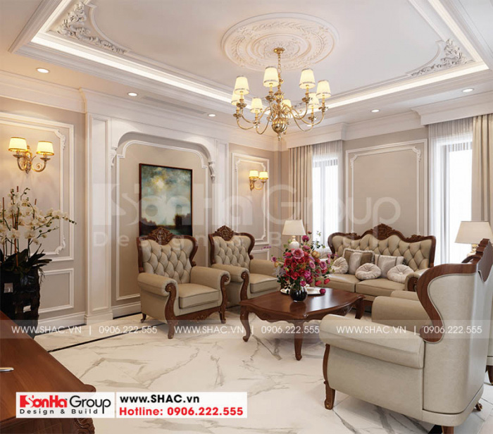 4 Trang trí nội thất phòng khách đẹp tại Hoàng Huy Mall Hải Phòng sh hhm 001