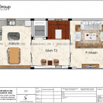 4,Bản vẽ tầng 2 của nhà phố tân cổ điển đẹp tại Quảng Ninh sh nop 0213