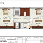 7 Bản vẽ tầng 4 của nhà phố tân cổ điển tại Quảng Ninh sh nop 0213