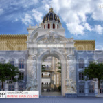 1 kiến trúc mặt tiền trung tâm tiệc cưới sang trọng và lộng lẫy tại Đồng Nai SH BCK 0053