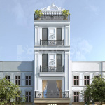 1 mặt tiền mẫu nhà phố tân cổ điển đẹp tại lạng sơn sh NOP 0214