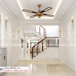 1 thiết kế gara nhà phố tân cổ điển 4 tầng tại Hải Dương SH NOP 0216