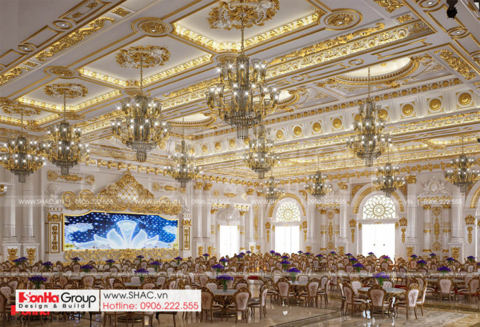 10 hội trường trong thiết kế trung tâm tiệc cưới tại Đồng Nai SH BCK 0053