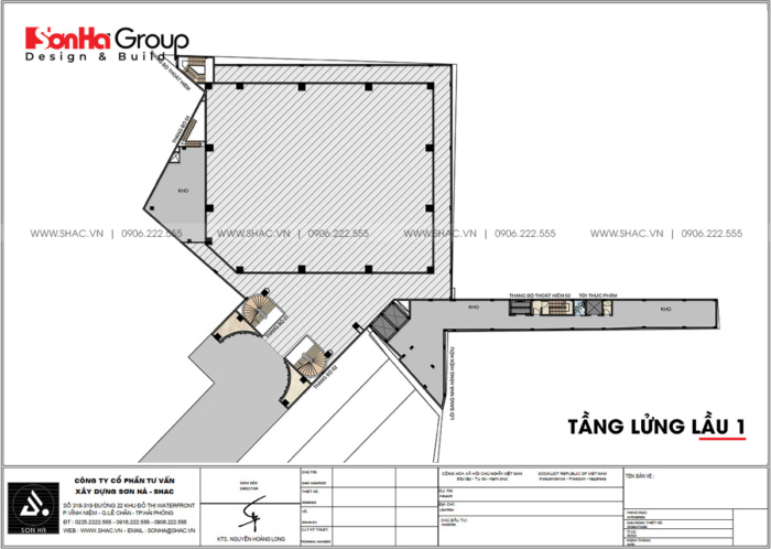 15 công năng sử dụng tầng lửng lầu 1 của trung tâm tiệc cưới sang trọng tại Đồng Nai SH BCK 0053