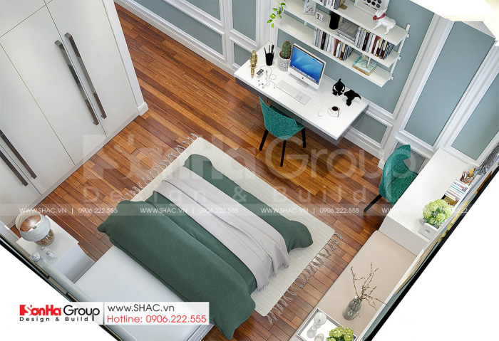 17 phòng ngủ 3 đẹp ấn tượng trong căn nhà phố tinh tế 4 tầng tại Hải Dương SH NOP 0216