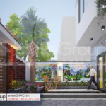 3 khuôn viên biệt thự hiện đại diện tích 92m2 tại Hải Phòng BTD 0082