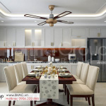 4 gian bếp hiện đại trong thiết kế nhà ống 4 tầng SH NOP 0216