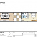 40 bản vẽ chi tiết tầng 2 nhà ống tân cổ điển diện tích 72m2 tại Hải Dương SH NOP 0216