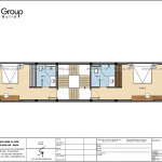 41 bản vẽ bố trí công năng sử dụng tầng 3 thiết kế nhà ống tân cổ điển tại Hải Dương SH NOP 0216