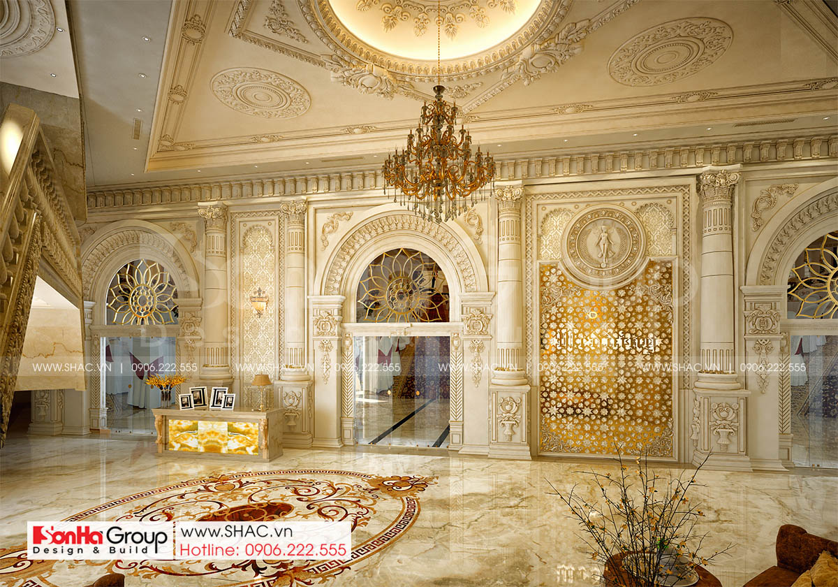 Sảnh trung tâm tiệc cưới tráng lệ và nguy nga tại Đồng Nai 