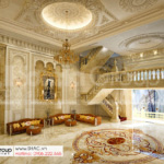 7 thiết kế nội thất sảnh trung tâm tiệc cưới mặt tiền 16m tại Đồng Nai SH BCK 0053