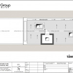 9 mặt bằng tầng áp mái thiết kế nhà ống tân cổ điển 5 tầng mặt tiền 5m sh NOP 0214