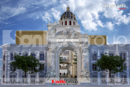 BIA Thiết kế trung tâm tiệc cưới 2000m2 tại Đồng Nai SH BCK 0053