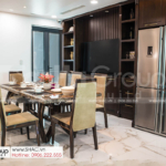 1 phòng ăn sang trọng trong thiết kế thi công nội thất nhà phố tại Hải Phòng