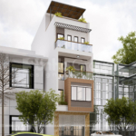 1 thiết kế nhà phố hiện đại 4 tầng tại Hải Phòng SH NOD 0225