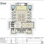 10 bản vẽ chi tiết tầng 6 công trình thiết kế văn phòng làm việc tại Quảng Ninh SH VP 0041