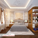 11 phòng ngủ 3 trong thiết kế biệt thự tân cổ điển tại Hải Phòng SH NT BT 002