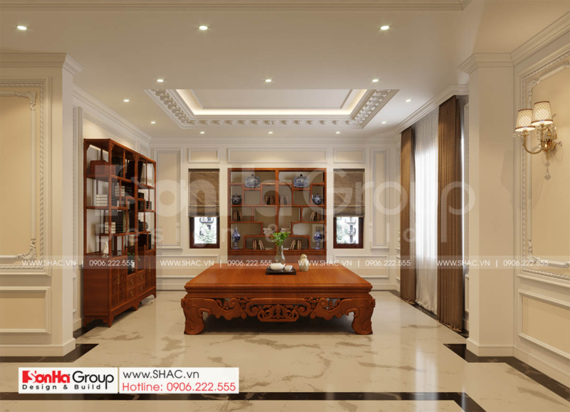 16 phòng truyền thống sang trọng trong biệt thự diện tích 186m2 tại Hải Phòng SH NT BT 002