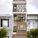 2 mặt tiền 5m nhà phố hiện đại tại Hải Phòng SH NOD 0225