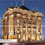 3 kiến trúc cổ điển của công trình thiết kế văn phòng tại Quảng Ninh SH VP 0041