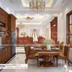 5 nội thất bếp sang trọng trong biệt thự tân cổ điển 3 tầng tại Hải Phòng SH NT BT 002