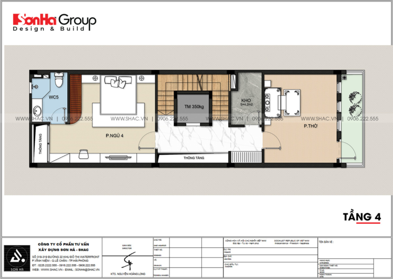 6 tầng 4 nhà phố hiện đại diện tích 80m2 tại Hải Phòng SH NOD 0225