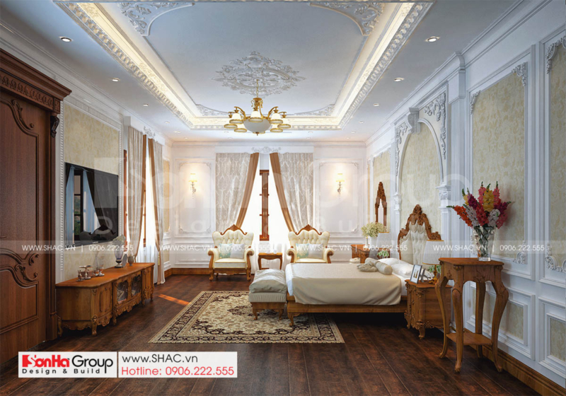 8 không gian nội thất đầy tinh tế trong biệt thự tân cổ điển đẹp tại Hải Phòng SH NT BT 002