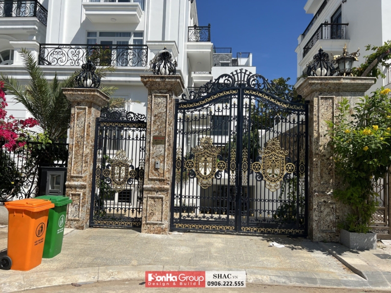 Thiết kế biệt thự tân cổ điển 4 tầng