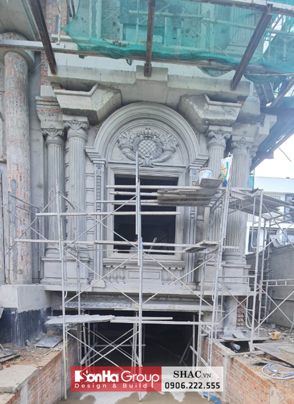 Ngôi biệt thự tân cổ điển 4 tầng diện tích 265m2 có tầng hầm - SH BTP 0165 7